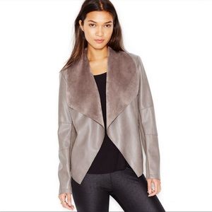 Bar III Faux Leather Jacket